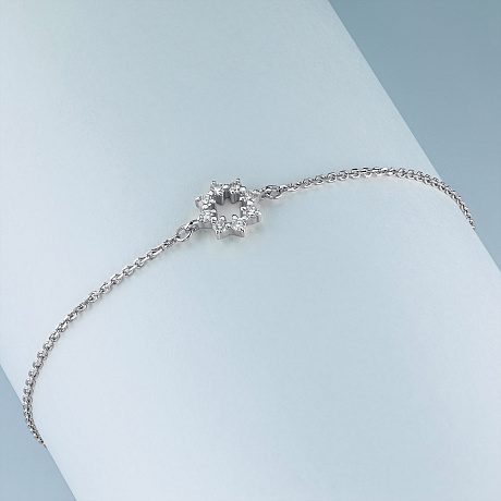 Браслет из белого золота