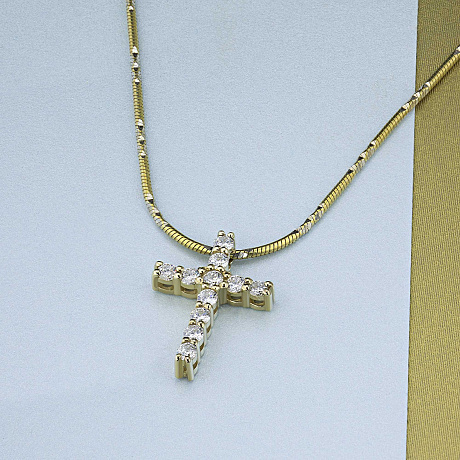 Подвеска из желтого золота