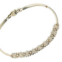 Браслет из желтого золота c бриллиантами