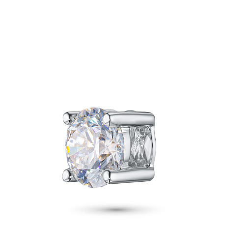 Классическая подвеска из белого золота