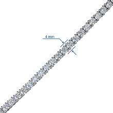 Браслет из белого золота c бриллиантами