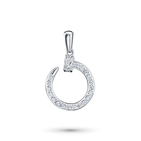 Подвеска из белого золота