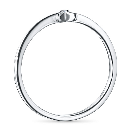 Кольцо из белого золота