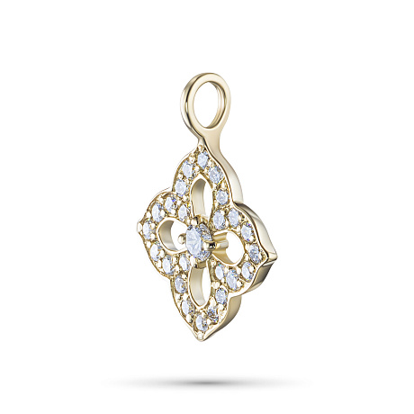 Подвеска из желтого золота