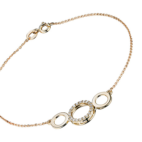 Браслет из желтого золота