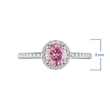 Кольцо из белого золота