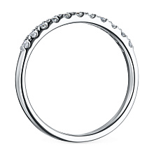 Кольцо из белого золота c бриллиантами