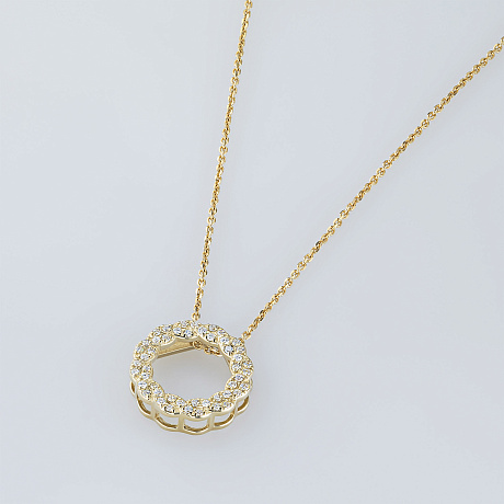 Подвеска из желтого золота