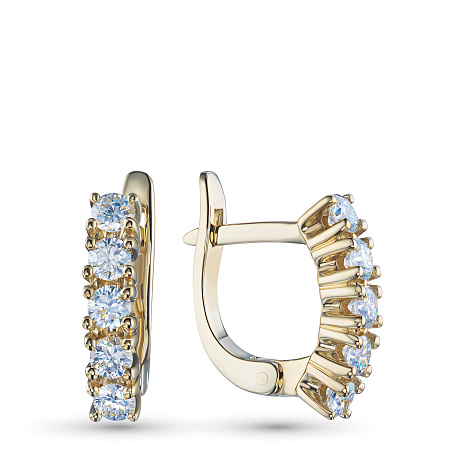 Серьги из желтого золота