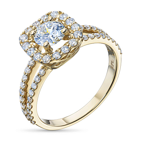 Кольцо из желтого золота