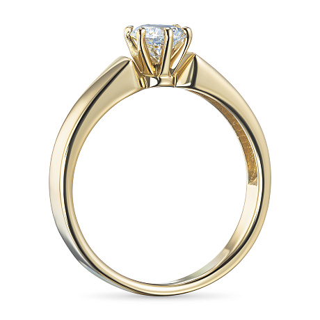 Кольцо из желтого золота