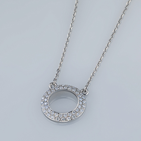 Колье из серебра