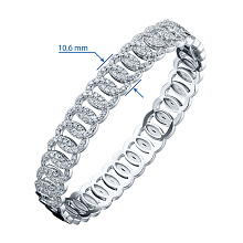 Браслет из белого золота c бриллиантами