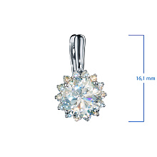Серьги из белого золота