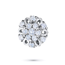 Подвеска из белого золота c бриллиантами