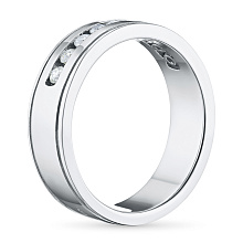 Кольцо из белого золота c бриллиантами