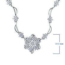 Колье из белого золота с бриллиантами
