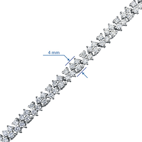 Браслет из белого золота