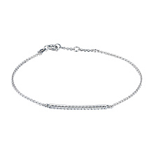 Браслет из белого золота c бриллиантами