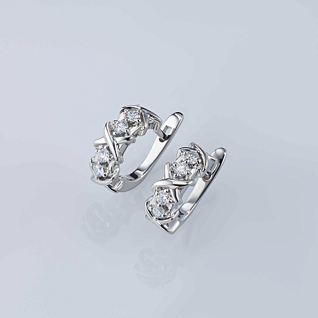 Серьги из серебра