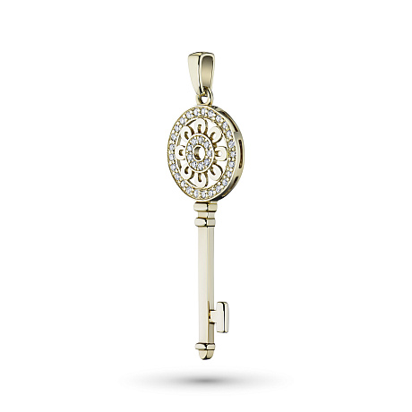 Подвеска из желтого золота