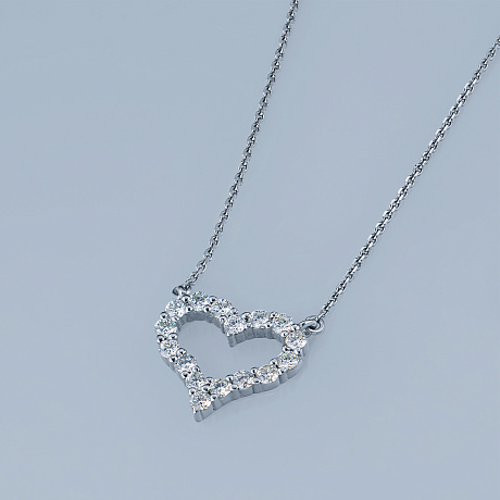 Колье из серебра