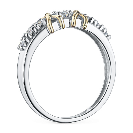 Кольцо из комбинированного золота