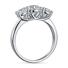 Кольцо из белого золота