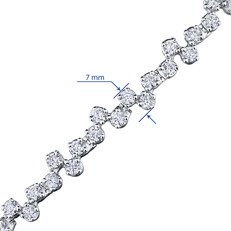 Браслет из белого золота