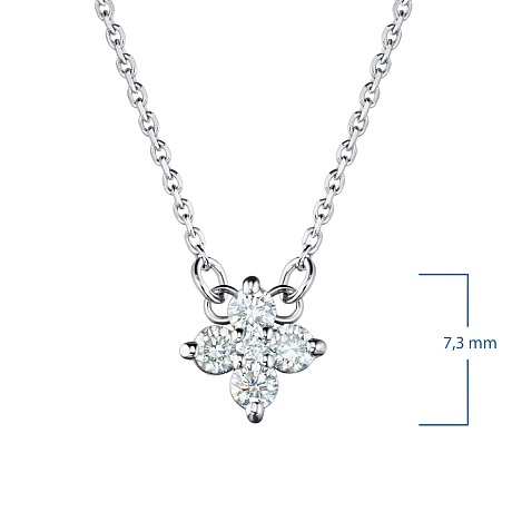 Колье из белого золота