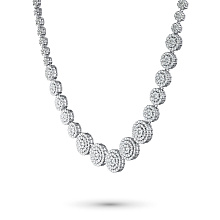 Колье из белого золота c бриллиантами