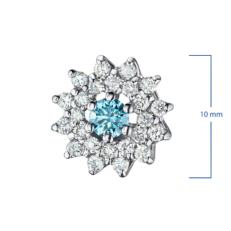 Подвеска из белого золота