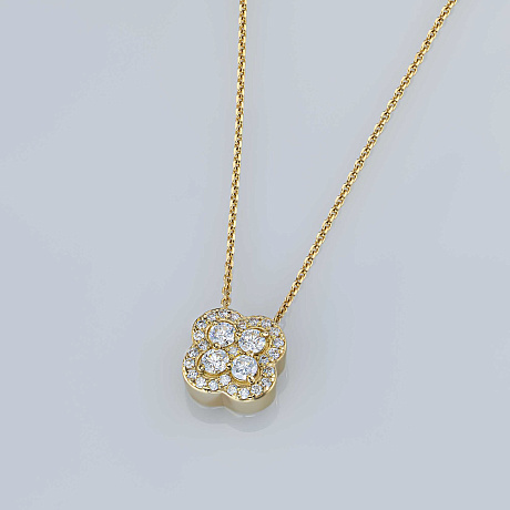 Подвеска из желтого золота