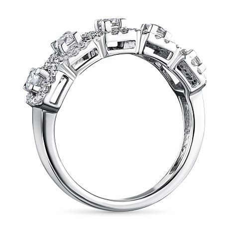 Кольцо из белого золота