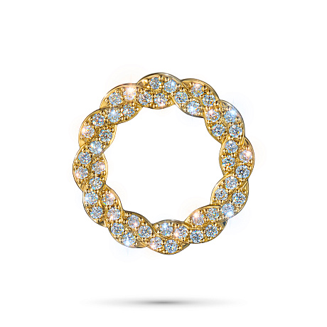 Подвеска из желтого золота