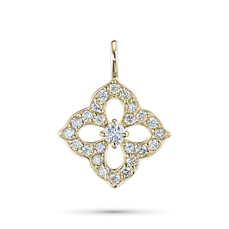 Подвеска из желтого золота