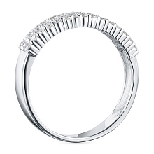 Кольцо из белого золота c бриллиантами