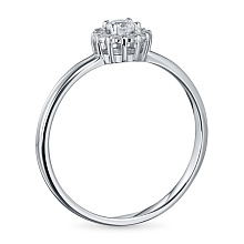 Кольцо из белого золота c бриллиантами