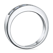 Кольцо из белого золота c бриллиантами