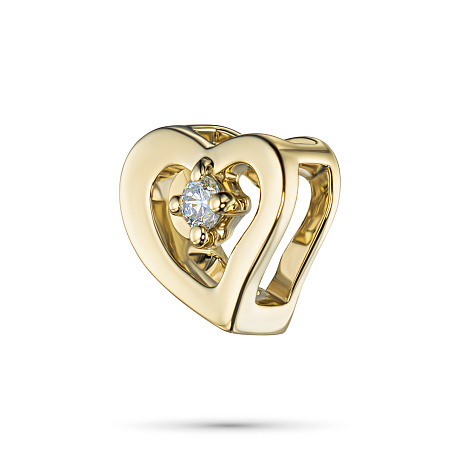 Подвеска из желтого золота