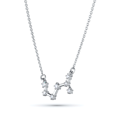 Колье из белого золота