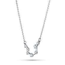 Колье из белого золота c бриллиантами