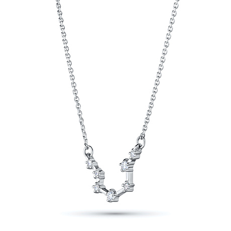 Колье из белого золота