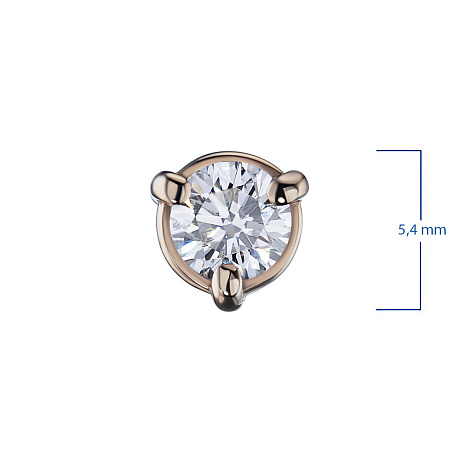 Подвеска из красного золота