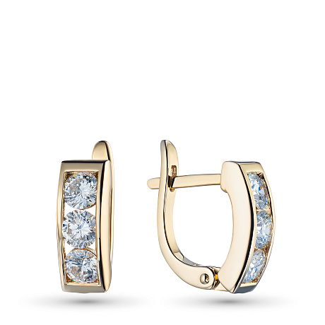 Серьги из желтого золота