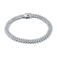 Браслет из белого золота c бриллиантами