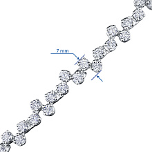 Браслет из белого золота c бриллиантами