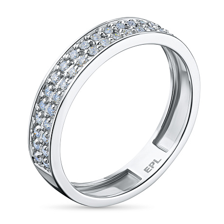 Кольцо из белого золота