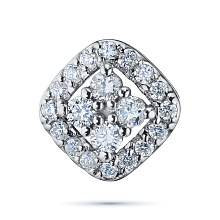 Подвеска из белого золота c бриллиантами