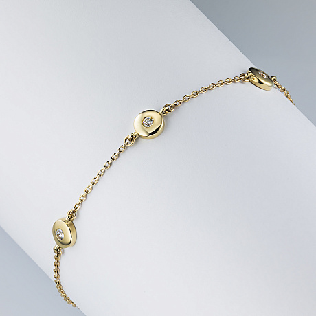 Браслет из желтого золота